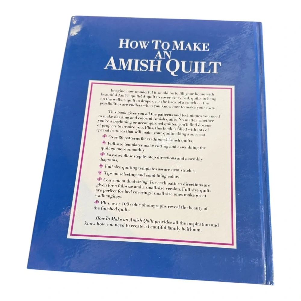 How to Make an Amish Quilt by Rachel/ Kenneth Pellman & Amish Wall Hanging